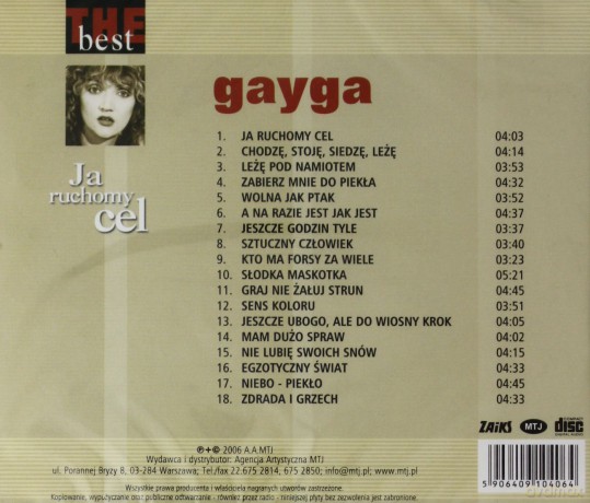 Gayga: The Best - Ja Ruchomy Cel [CD]