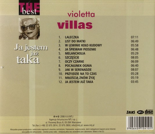 Violetta Villas: The Best - Ja Jestem Już Taka [CD]