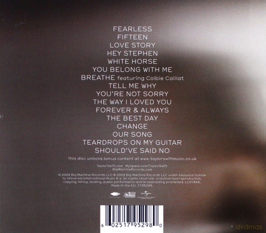 Taylor Swift: Fearless [CD]