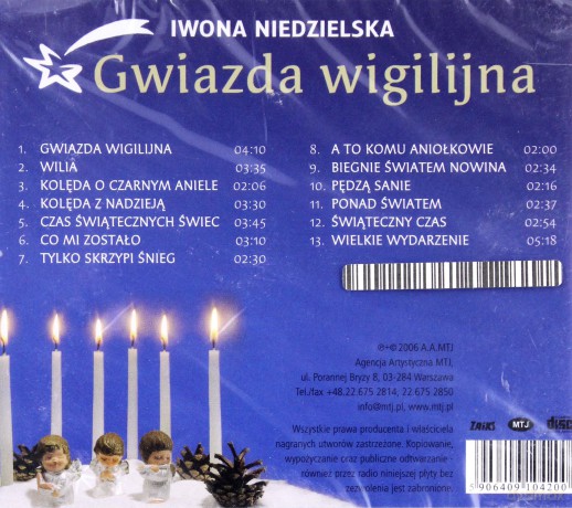 Iwona Niedzielska: Gwiazda wigilijna [CD]