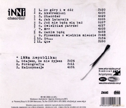 Inni: Chaorder [CD]