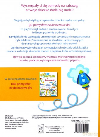 50 pomysłów na deszczowe dni - Ewa Gorzkowska-Parnas [KSIĄŻKA]