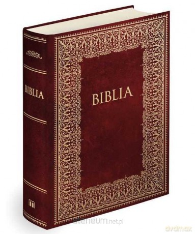 Biblia domowa 2017 Bordowa ze złoceniami [KSIĄŻKA]