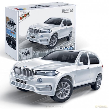 BMW X5 6803-2 napęd pull-back biały [KLOCKI]
