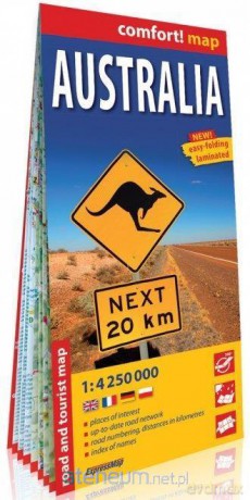 comfort! map Australia