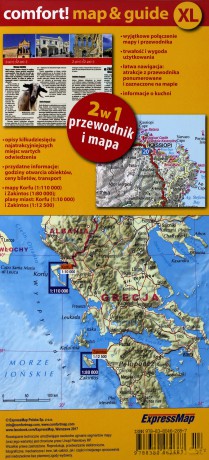 Comfort! map&guide Korfu i Zakintos