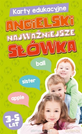 Karty edukacyjne. Angielski Najważniejsze słówka - Magdalena Popovics