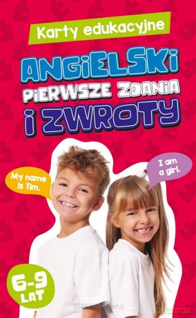 Karty edukacyjne. Angielski Pierwsze zdania