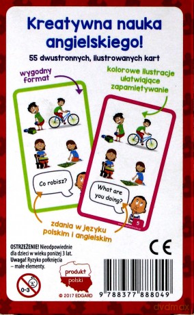 Karty edukacyjne. Angielski Pierwsze zdania