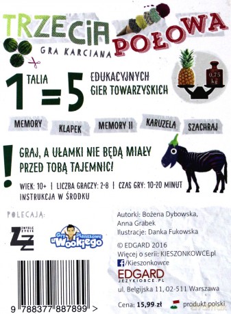 Kieszonkowiec matematyczny. Trzecia połowa (10+) [GRA]