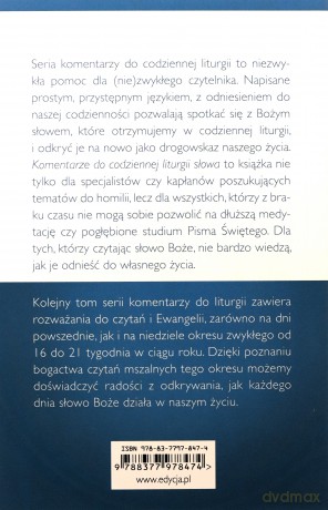 Komentarze do codziennej liturgii słowa [KSIĄŻKA]
