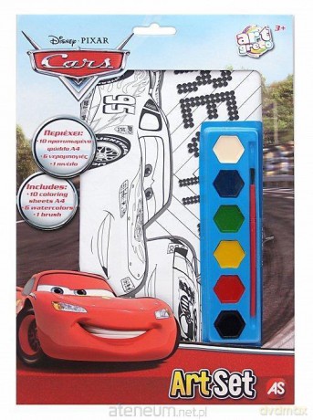 Plakaty z farbkami Cars