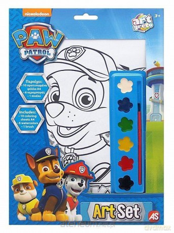 Plakaty z farbkami Psi Patrol