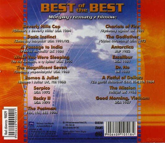 Muzyka filmowa - Best Of The Best 4 [CD]