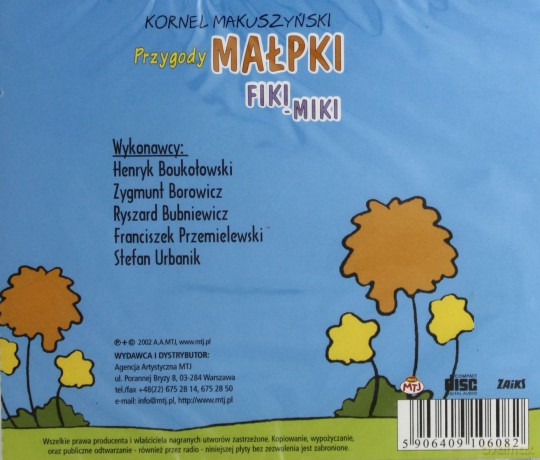 Przygody Małpki Fiki Miki [CD]
