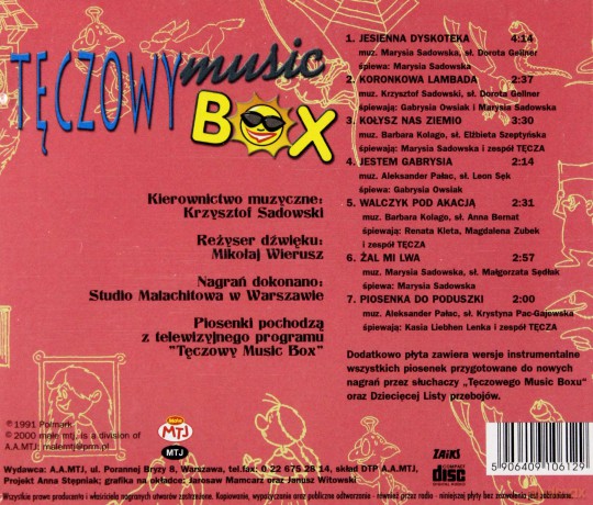 Tęczowy Music Box: Piosenki dla dzieci [CD]