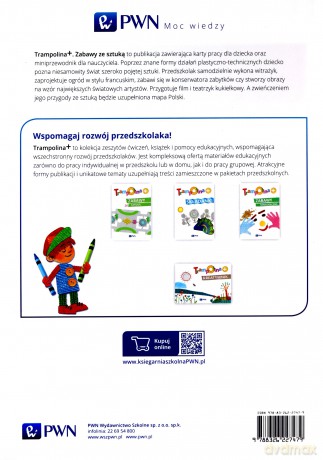 Trampolina+ Zabawy ze sztuką - Małgorzata Skalska [KSIĄŻKA]