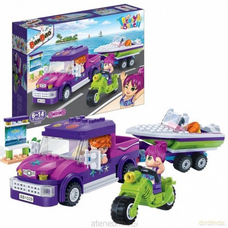 Trendy Beach 6127 Auto z przyczepą [KLOCKI]