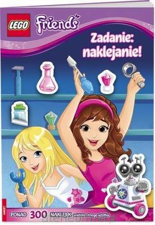 Zadanie: naklejanie! Lego Friends [KSIĄŻKA]