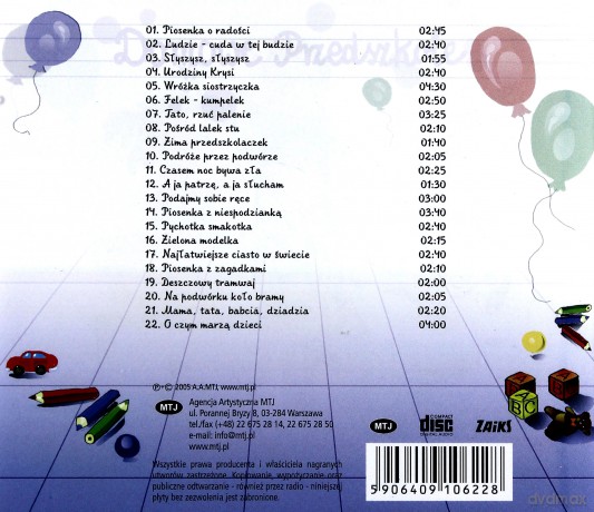 Domowe Przedszkole: Piosenka o radości [CD]