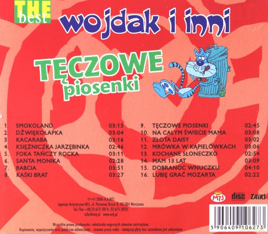 Wojdak I Inni: The Best - Tęczowe Piosenki [CD]