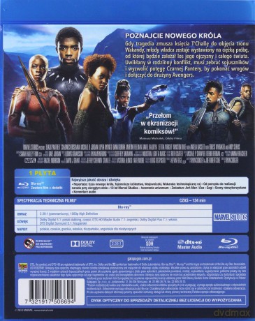 Czarna Pantera [Blu-Ray]
