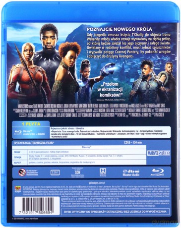 Czarna Pantera [Blu-Ray]