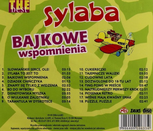 Sylaba: The Best - Bajkowe Wspomnienia [CD]