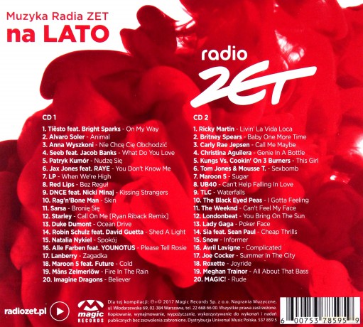 Muzyka Radia Zet Na Lato [2CD]