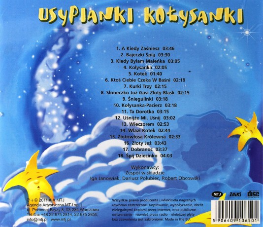 Usypianki kołysanki [CD]