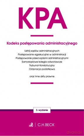 Kodeks postępowania administracyjnego oraz ustawy towarzyszące [KSIĄŻKA]