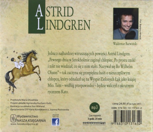 Mio mój Mio - Astrid Lindgren [AUDIOBOOK]