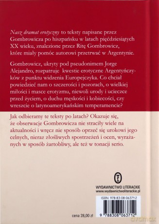 Nasz dramat erotyczny - Witold Gombrowicz [KSIĄŻKA]