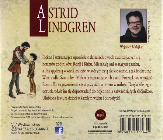 Ronja córka zbójnika - Astrid Lindgren [AUDIOBOOK]