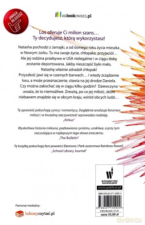 Słońce też jest gwiazdą - Nicola Yoon [KSIĄŻKA]