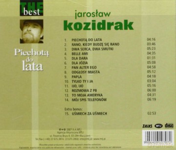 Jarosław Kozidrak: The Best - Piechotą Do Lata [CD]