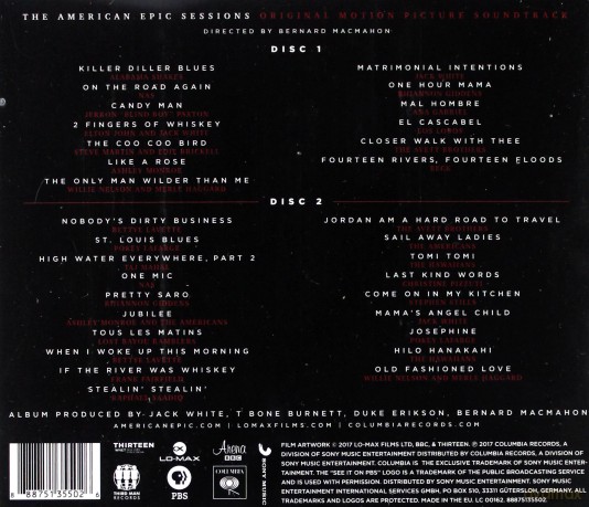 Music From The American Epic Sessions (Deluxe) [2CD]