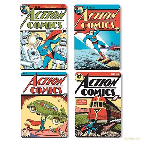 Superman: Comic Covers Zestaw 4 Podstawek