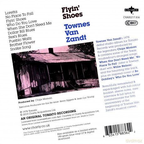 Townes Van Zandt: Flyin Shoes [CD]