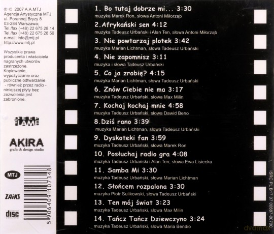 Pan Tadeusz: Bo tutaj dobrze mi [CD]