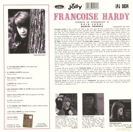 Francoise Hardy: Francoise Hardy Canta Per Voi In Italiano [Winyl]