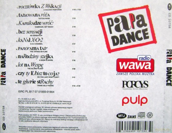 Papa Dance: Papa Dance [CD]