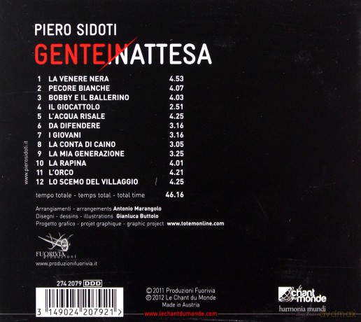 Piero Sidoti: Genteinattesa [CD]