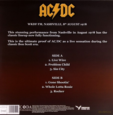 AC/DC: Gone Rockin - In Concert - Nashville 1978 [Winyl]