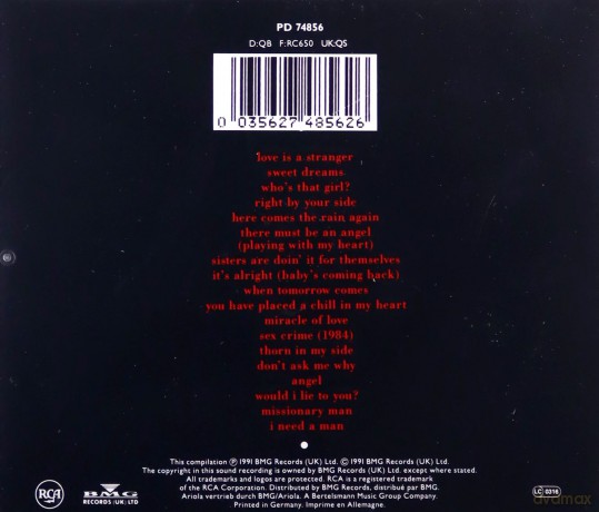 Eurythmics: Greatest Hits [CD]
