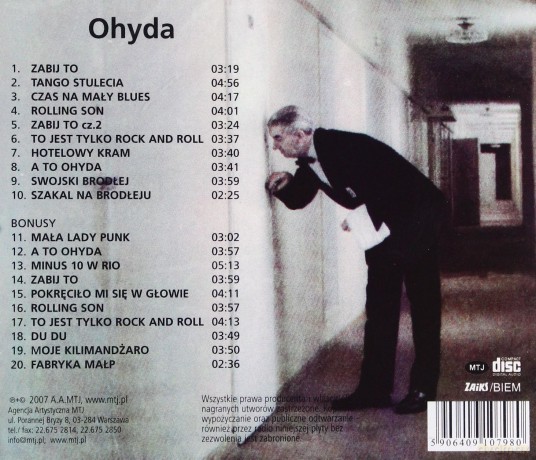 Lady Pank: Ohyda [CD]