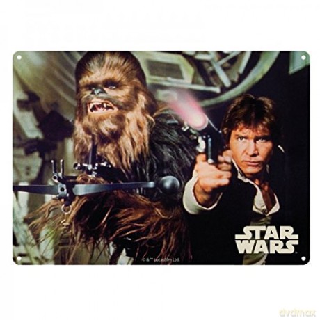 Star Wars: Han Solo And Chewbacca Znak (Gwiezdne Wojny)