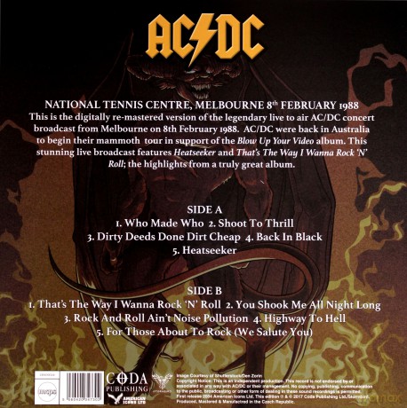 AC/DC: Heatseekers - The Legendary Broadcasts (Clear) [Winyl]