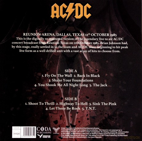 AC/DC: Hells Belles - The Legendary Broadcasts (Clear) [Winyl]