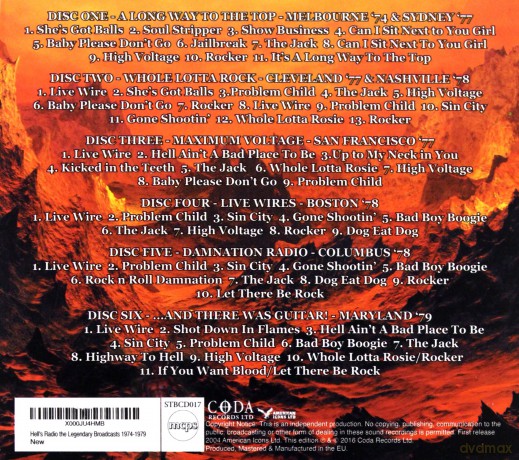 AC/DC: Hells Radio - The Legendary Broadcasts [6CD]